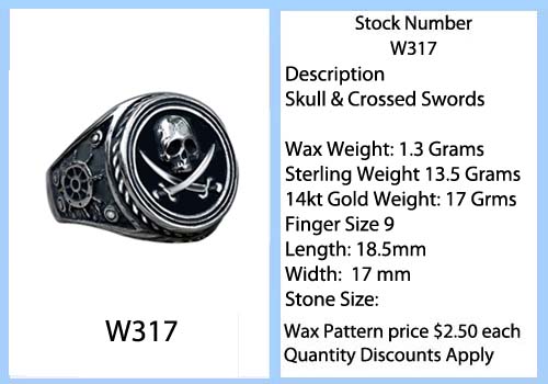 New Stainless Steel Skull with Cross Ring Size 10 Biker Goth Punk Rocker on  eBid United States | 218888040